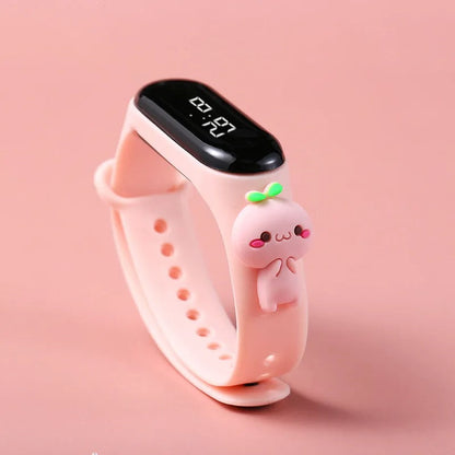 Cute Rainbow Unicorn Kids Watches for Girls LED Bracelet 3D Dinosaur Children Watch Boy Luminous Digital Clock Waterproof ninos KidsTopia Baby Essentials