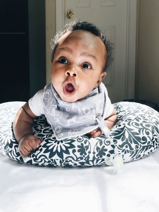 3-Pack Bandana Drool Bibs for Babies – Super Absorbent Organic Cotton – Adjustable Snaps & Soft Fleece Backing for Teething Toddlers