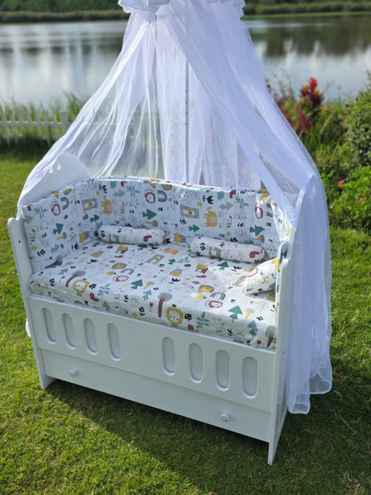 Baby crib mattress and bedding set