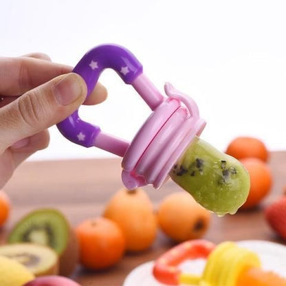 Baby Fruit Feeder Pacifier & Teething Toy – BPA-Free Silicone Fresh Food Nibbler for Weaning, Infant Self-Feeding & Gum Relief