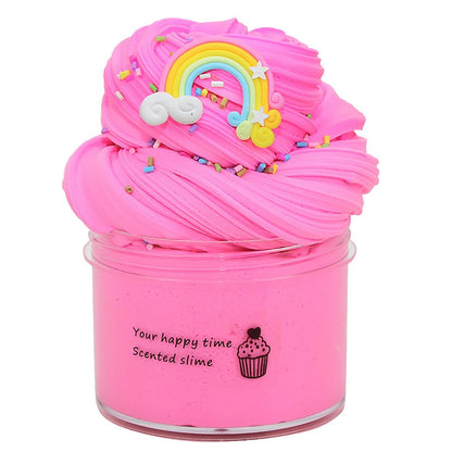 DIY Butter Slime Fruit Kit Soft Non-sticky Cloud Slime Scented Toy