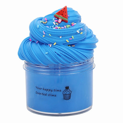 DIY Butter Slime Fruit Kit Soft Non-sticky Cloud Slime Scented Toy