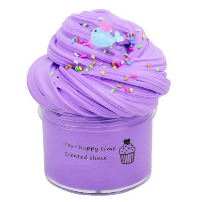 DIY Butter Slime Fruit Kit Soft Non-sticky Cloud Slime Scented Toy