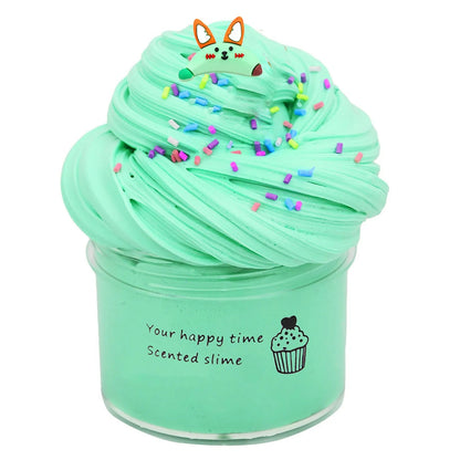 DIY Butter Slime Fruit Kit Soft Non-sticky Cloud Slime Scented Toy