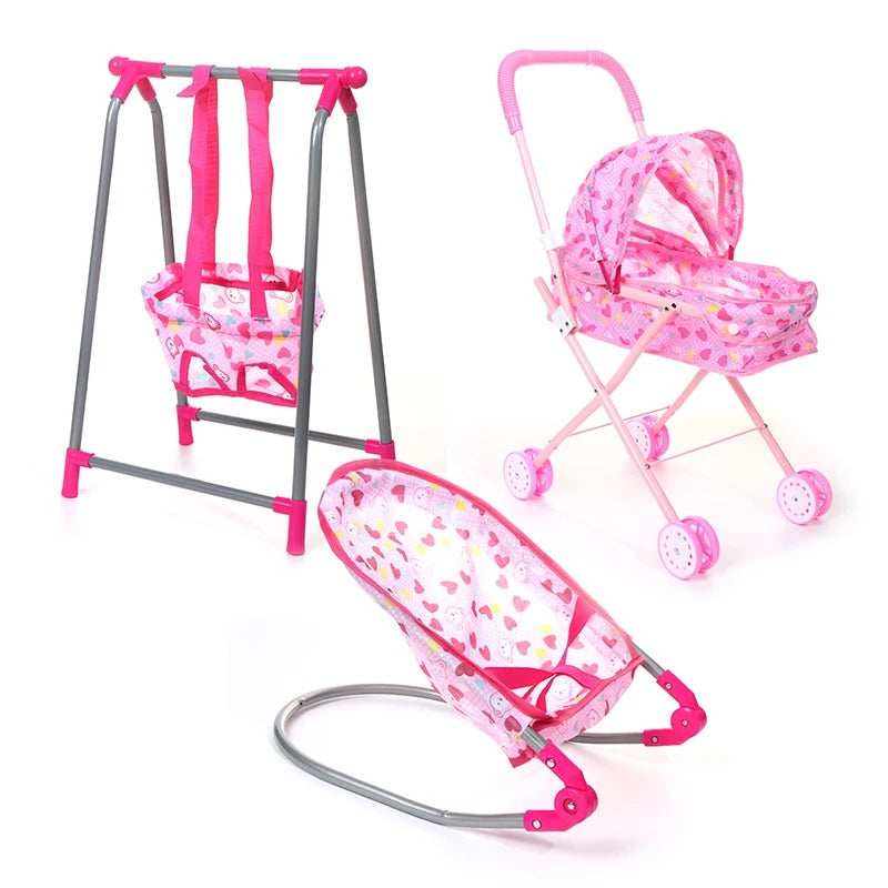 Doll House Accessories Rocking Chairs Swing Bed Dining Chair Baby Play House KidsTopia Baby Essentials