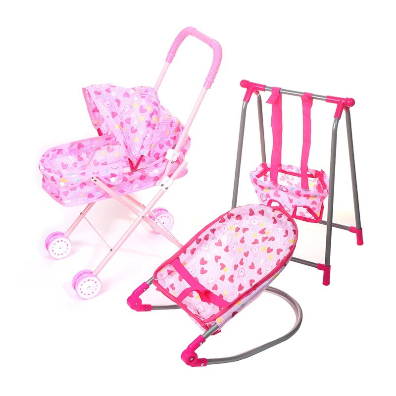Doll House Accessories Rocking Chairs Swing Bed Dining Chair Baby Play House KidsTopia Baby Essentials