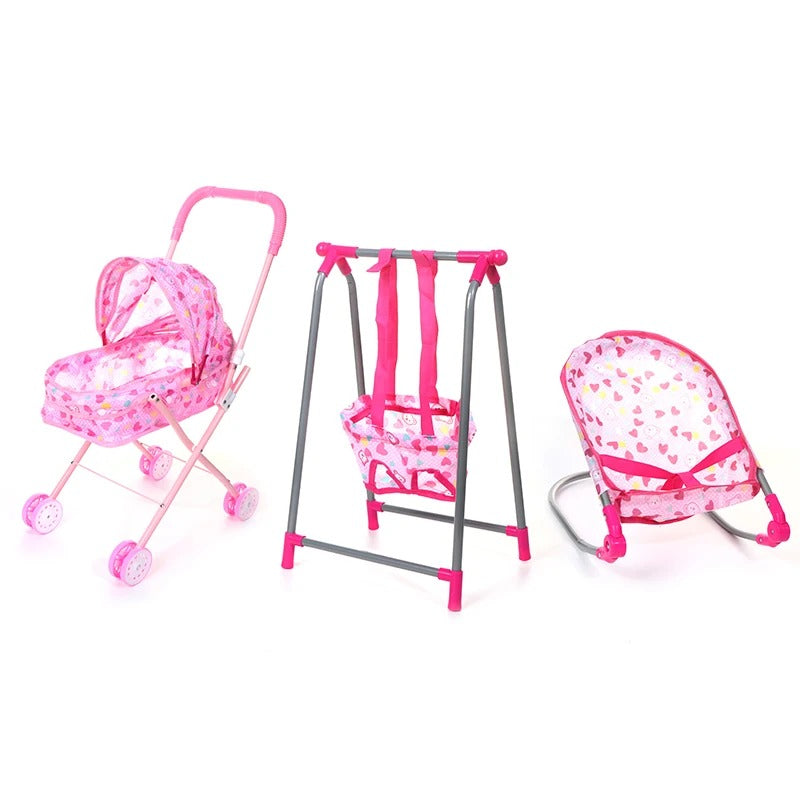 Doll House Accessories Rocking Chairs Swing Bed Dining Chair Baby Play House KidsTopia Baby Essentials