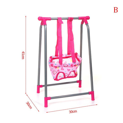 Doll House Accessories Rocking Chairs Swing Bed Dining Chair Baby Play House KidsTopia Baby Essentials