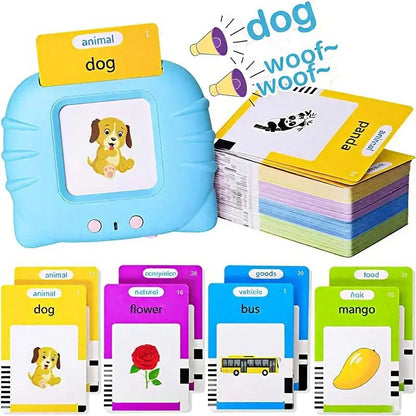 Early Education Flash Card Learning Toys Talking Flashcards for Kids Preschool English Electronic Audio Book Machine Gift KidsTopia Baby Essentials