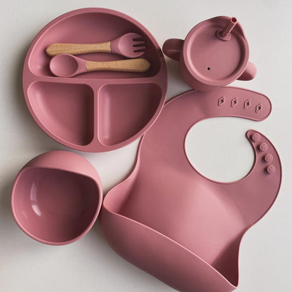 Silicone feeding/ weaning set