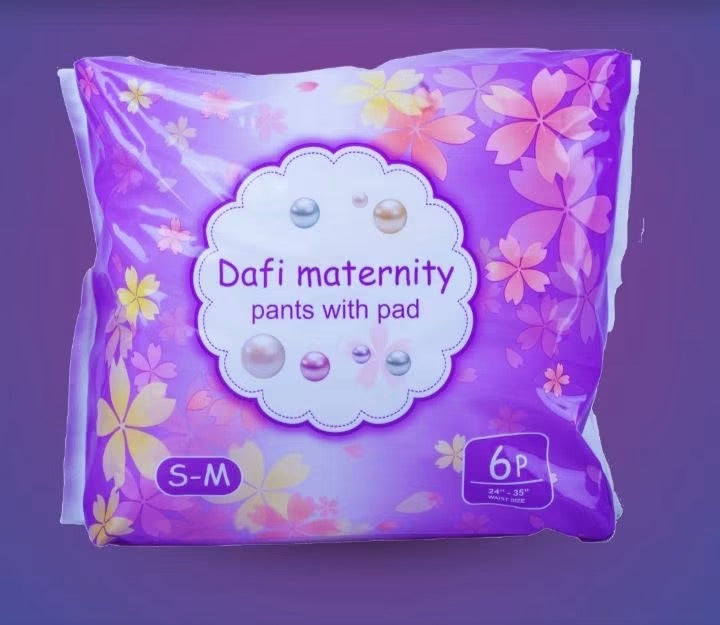 Dafi Maternity Pants / Pads – Disposable Postpartum Underwear (Pack of 6)