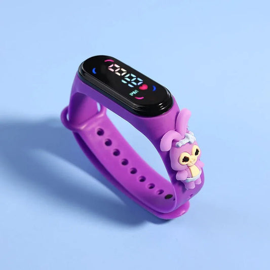 Fashion Mickey Children Watches For Girls Electronic Bracelet Sports Touch LED Spiderman Doll Kids Watch Women Waterproof Clock KidsTopia Baby Essentials