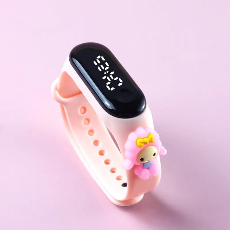 Fashion Mickey Children Watches For Girls Electronic Bracelet Sports Touch LED Spiderman Doll Kids Watch Women Waterproof Clock KidsTopia Baby Essentials