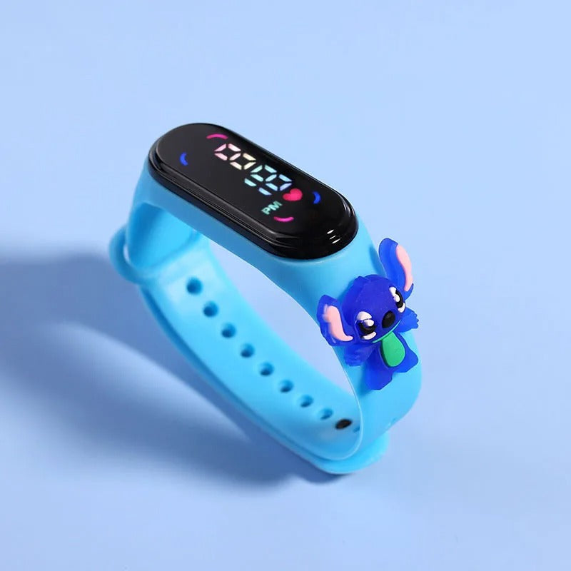 Fashion Mickey Children Watches For Girls Electronic Bracelet Sports Touch LED Spiderman Doll Kids Watch Women Waterproof Clock KidsTopia Baby Essentials