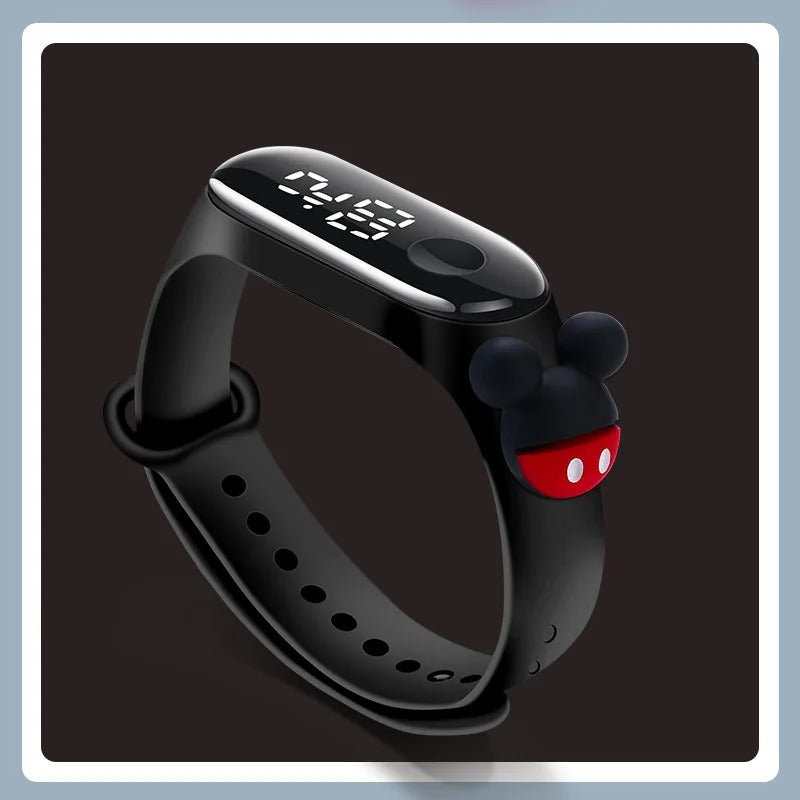 Fashion Mickey Children Watches For Girls Electronic Bracelet Sports Touch LED Spiderman Doll Kids Watch Women Waterproof Clock KidsTopia Baby Essentials