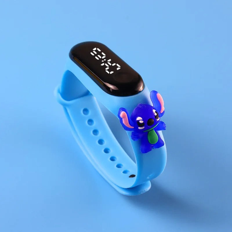 Fashion Mickey Children Watches For Girls Electronic Bracelet Sports Touch LED Spiderman Doll Kids Watch Women Waterproof Clock KidsTopia Baby Essentials