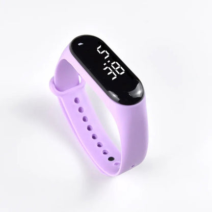 Fashion Mickey Children Watches For Girls Electronic Bracelet Sports Touch LED Spiderman Doll Kids Watch Women Waterproof Clock KidsTopia Baby Essentials