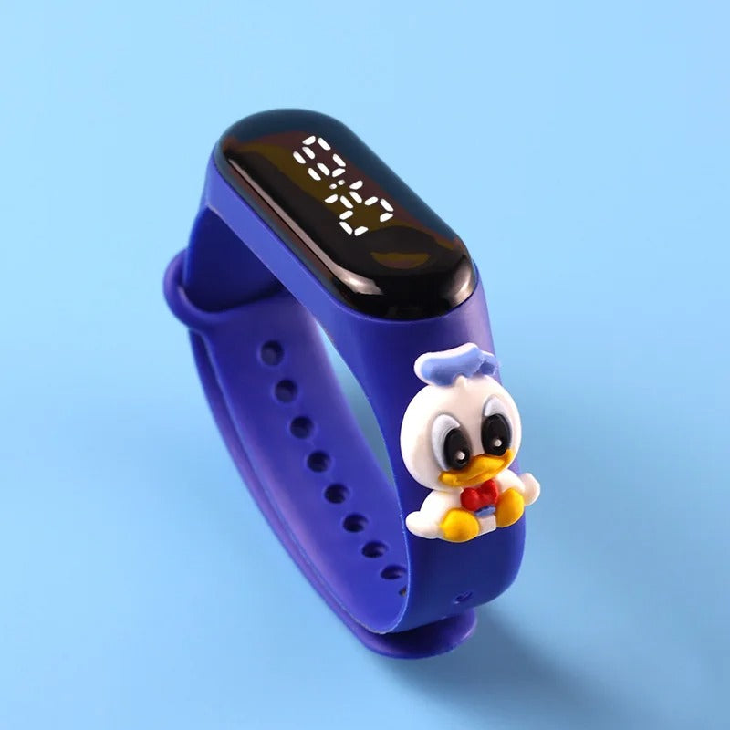 Fashion Mickey Children Watches For Girls Electronic Bracelet Sports Touch LED Spiderman Doll Kids Watch Women Waterproof Clock KidsTopia Baby Essentials