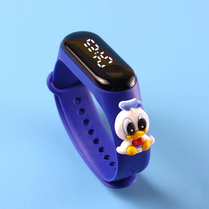 Fashion Mickey Children Watches For Girls Electronic Bracelet Sports Touch LED Spiderman Doll Kids Watch Women Waterproof Clock KidsTopia Baby Essentials