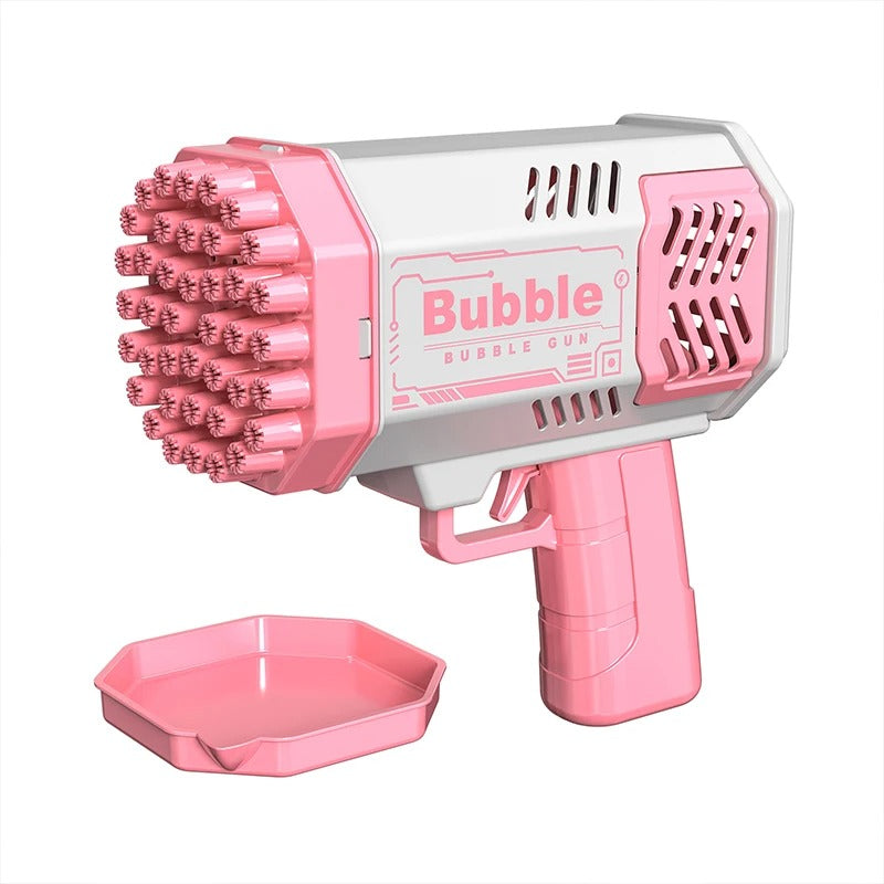 40 hole handheld massive foaming space light bubble machine electric children's toys without battery without bubble water KidsTopia Baby Essentials