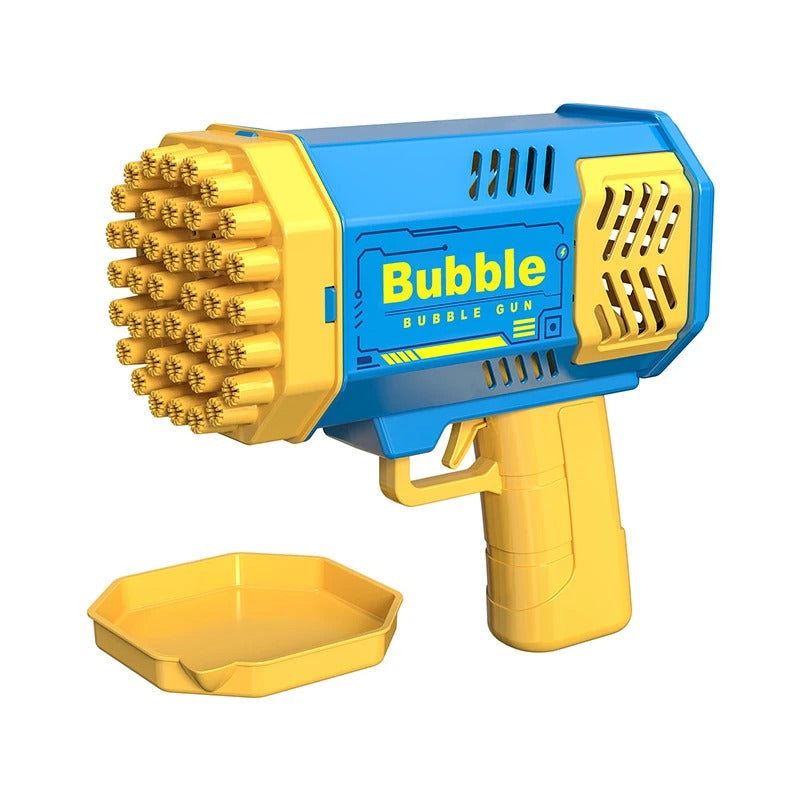 40 hole handheld massive foaming space light bubble machine electric children's toys without battery without bubble water KidsTopia Baby Essentials