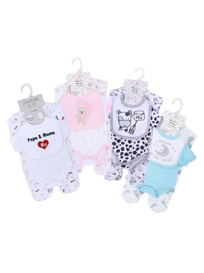 Newborn 8 piece receiving set