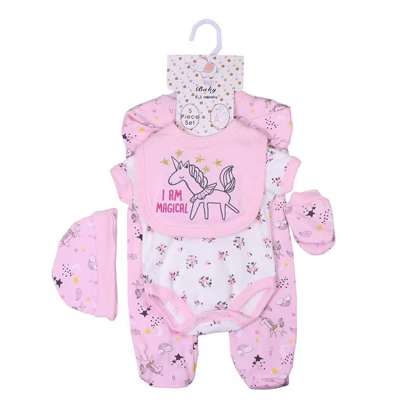 Newborn 8 piece receiving set