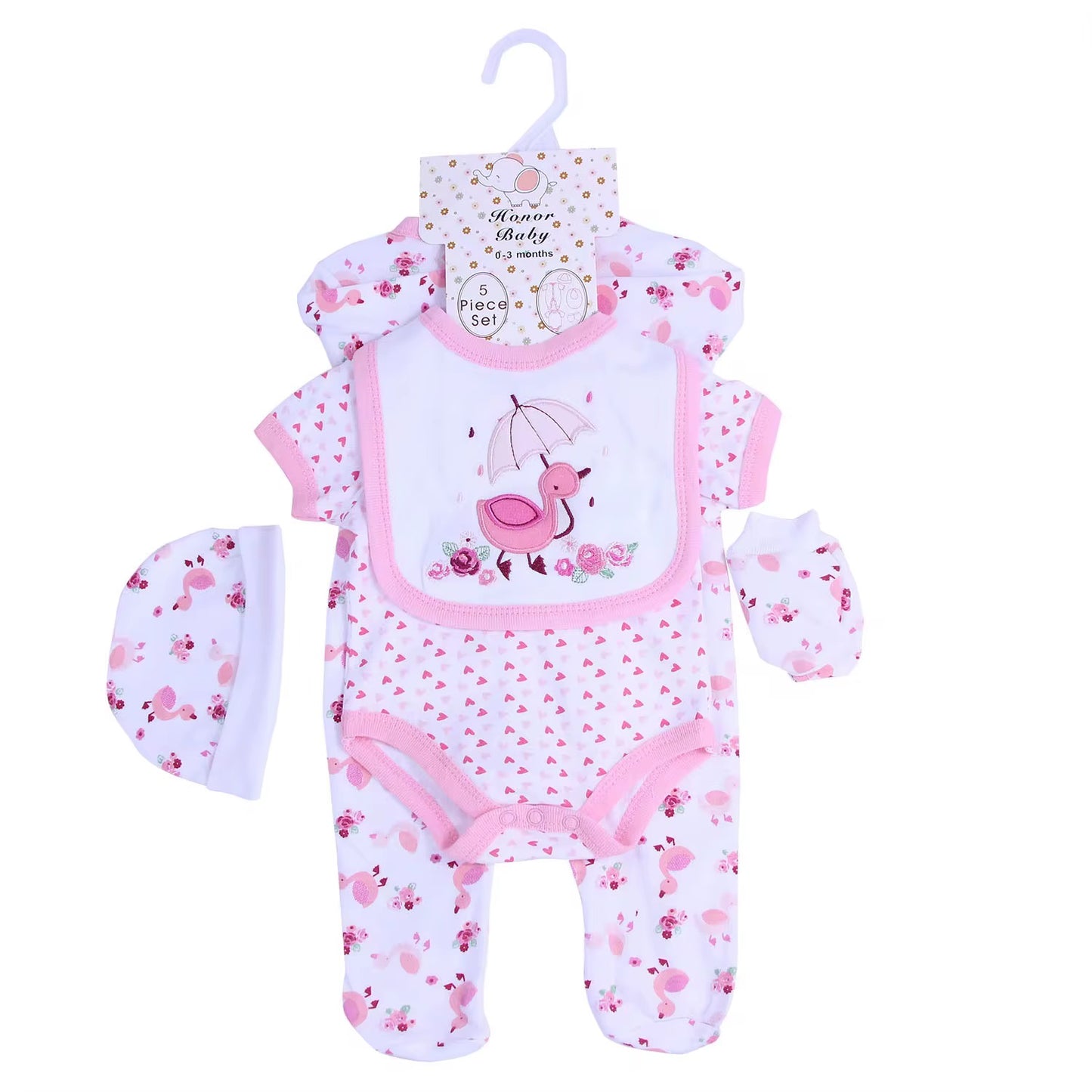 Newborn 8 piece receiving set