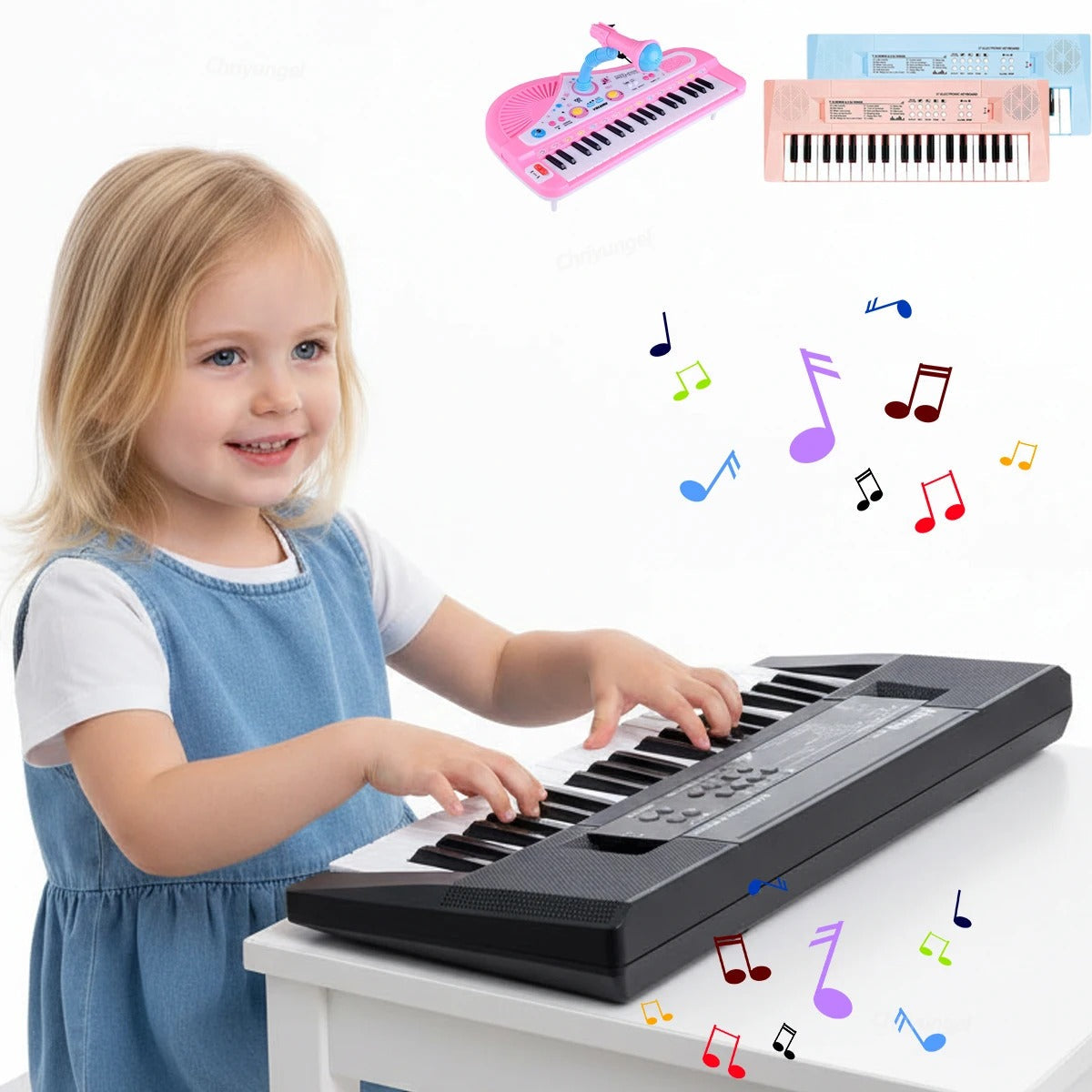 37 Keys Kids Electronic Piano Organ keyboard with Microphone Education Toys Musical Instrument Children Boy Girl Gifts KidsTopia Baby Essentials