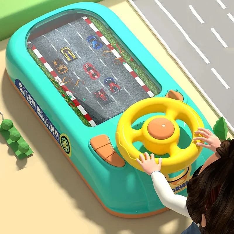 Kids Steering Wheel Driving Toy Dodge Vehicle Electronic Simulation Adventure Game with Music Sound Effects for Girl Boy KidsTopia Baby Essentials