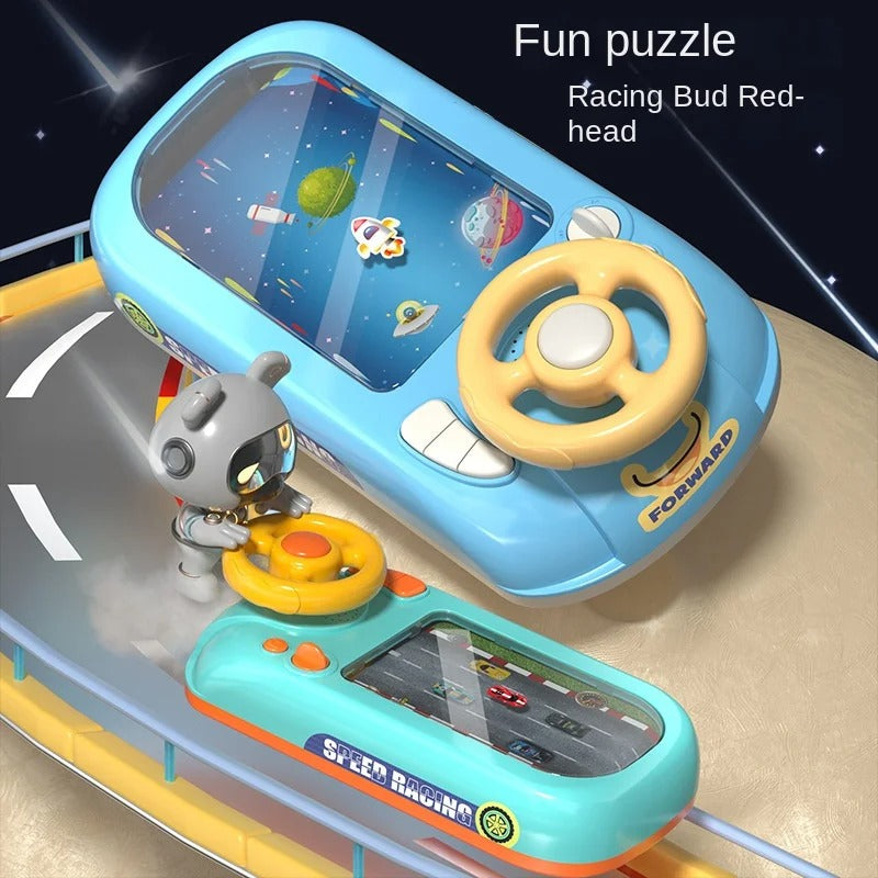 Kids Steering Wheel Driving Toy Dodge Vehicle Electronic Simulation Adventure Game with Music Sound Effects for Girl Boy KidsTopia Baby Essentials