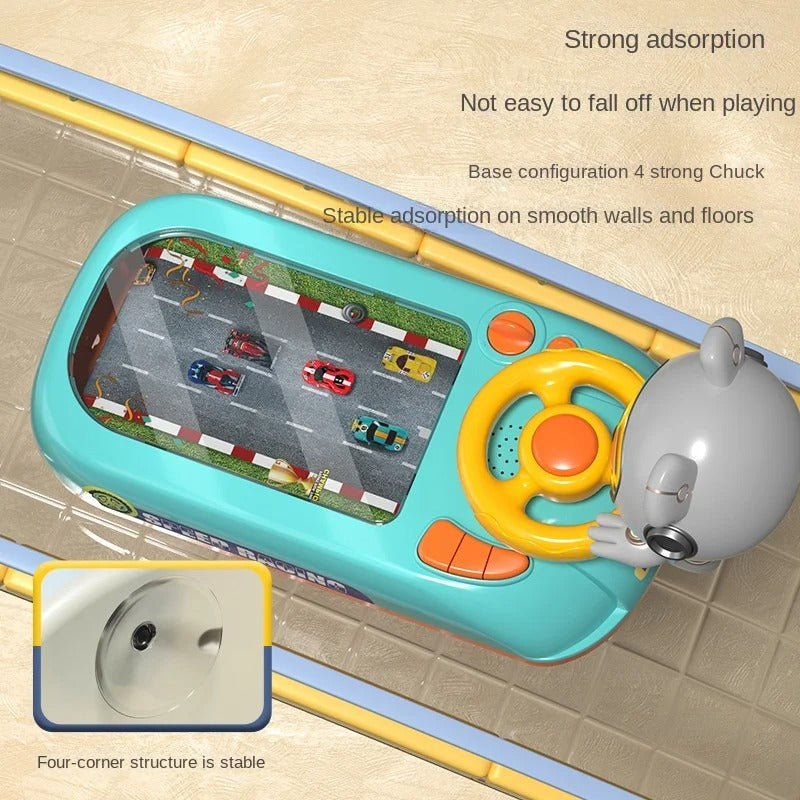 Kids Steering Wheel Driving Toy Dodge Vehicle Electronic Simulation Adventure Game with Music Sound Effects for Girl Boy KidsTopia Baby Essentials