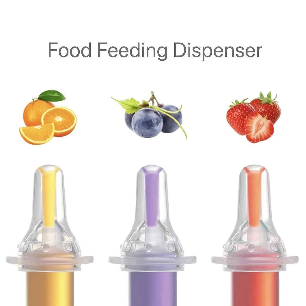 Liquid Baby Medicine Dropper With Measure Cup - Silicone Oral Feeding Syringe With Pacifier KidsTopia Baby Essentials