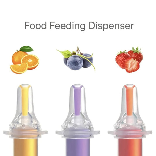 Liquid Baby Medicine Dropper With Measure Cup - Silicone Oral Feeding Syringe With Pacifier KidsTopia Baby Essentials