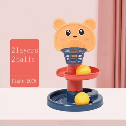 Baby Toy Rolling Ball Tower Montessori Educational Games For Babies Stacking Track Baby Development Toys 1 2 3 Years KidsTopia Baby Essentials