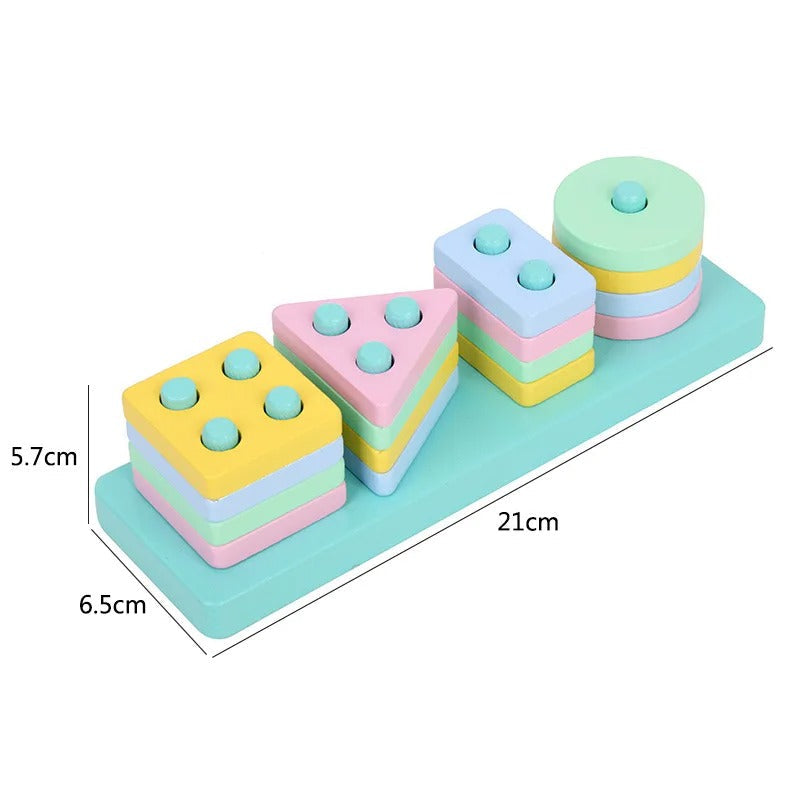 Kids 3D Wooden Puzzles Early Learning Baby Games Toys Educational Wooden Toys For Children Birthday Gifts KidsTopia Baby Essentials
