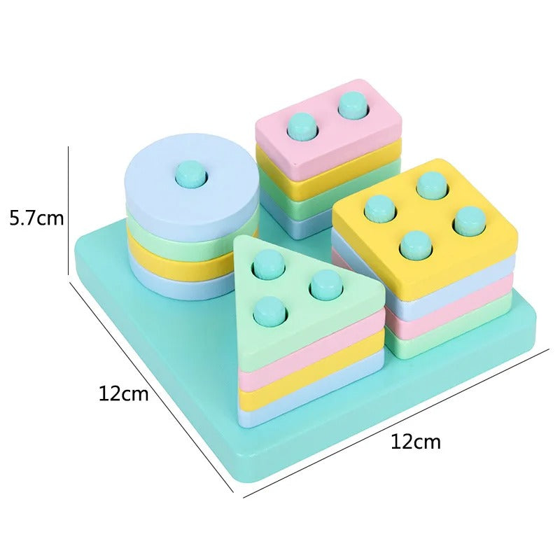 Kids 3D Wooden Puzzles Early Learning Baby Games Toys Educational Wooden Toys For Children Birthday Gifts KidsTopia Baby Essentials