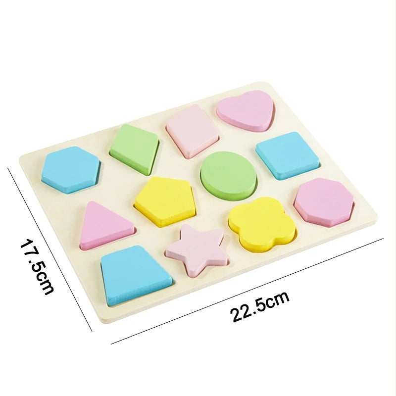Kids 3D Wooden Puzzles Early Learning Baby Games Toys Educational Wooden Toys For Children Birthday Gifts KidsTopia Baby Essentials