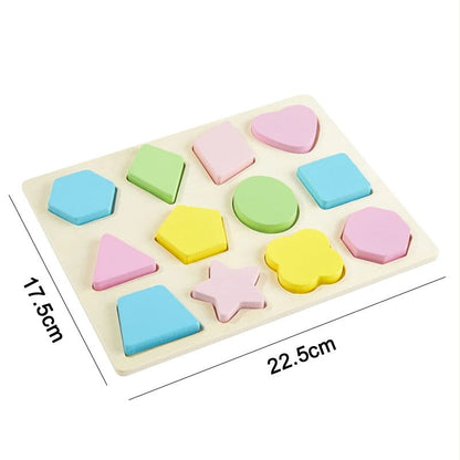Kids 3D Wooden Puzzles Early Learning Baby Games Toys Educational Wooden Toys For Children Birthday Gifts KidsTopia Baby Essentials