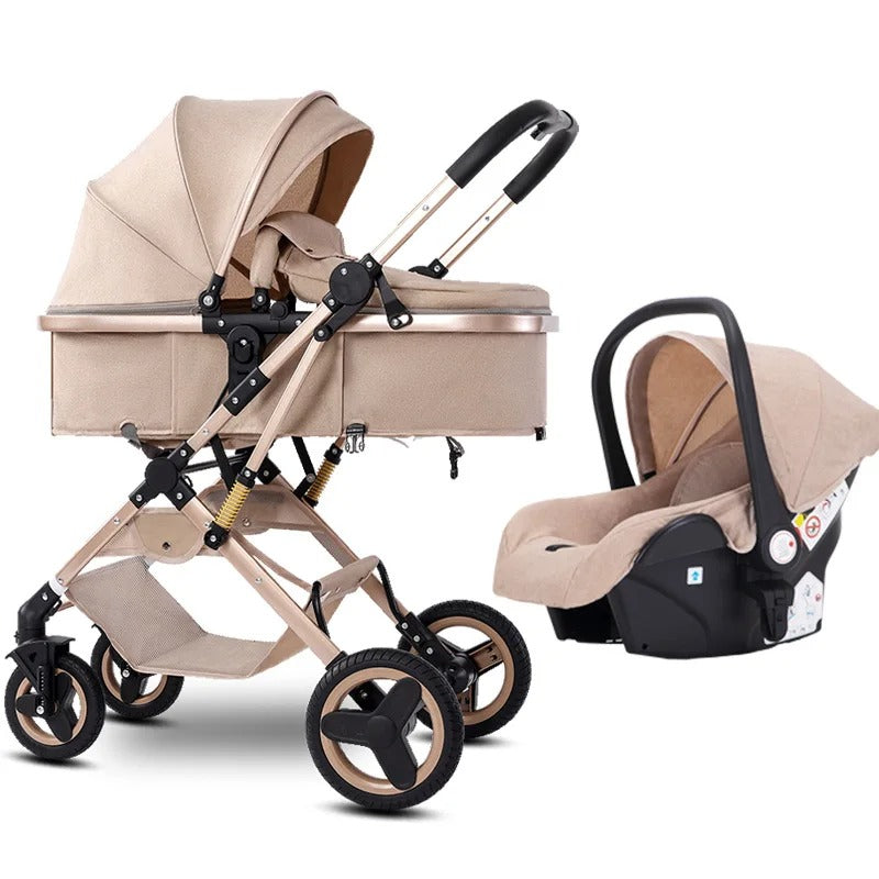 Newborn Baby Stroller High Landscape Two-way 3 in 1 KidsTopia Baby Essentials