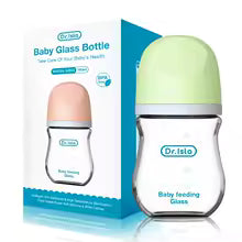 Baby Bottle Glass Bottles Anti-flatulence Milk Feeding Bottles Infant BPA free KidsTopia Baby Essentials