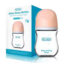 Baby Bottle Glass Bottles Anti-flatulence Milk Feeding Bottles Infant BPA free KidsTopia Baby Essentials