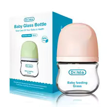 Baby Bottle Glass Bottles Anti-flatulence Milk Feeding Bottles Infant BPA free KidsTopia Baby Essentials