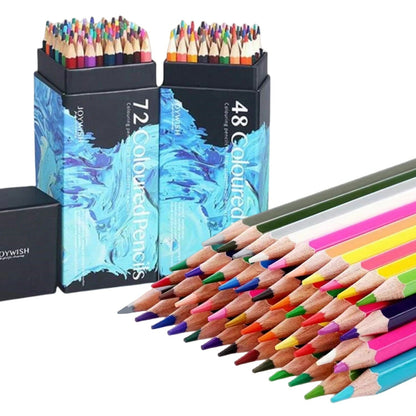 Oily Wooden Colored Pencils Hexagon Wooden Handle Set Artist Painting Drawing Sketch Art Design KidsTopia Baby Essentials