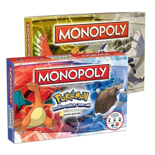 English Version Pokemon Pikachu Monopoly Real Estate For Adults And Children 2-6 People Party Birthday Game Kid Gifts KidsTopia Baby Essentials