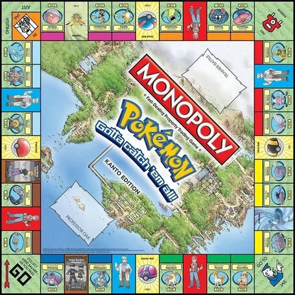 English Version Pokemon Pikachu Monopoly Real Estate For Adults And Children 2-6 People Party Birthday Game Kid Gifts KidsTopia Baby Essentials