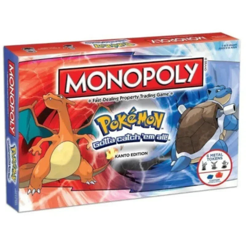 English Version Pokemon Pikachu Monopoly Real Estate For Adults And Children 2-6 People Party Birthday Game Kid Gifts KidsTopia Baby Essentials