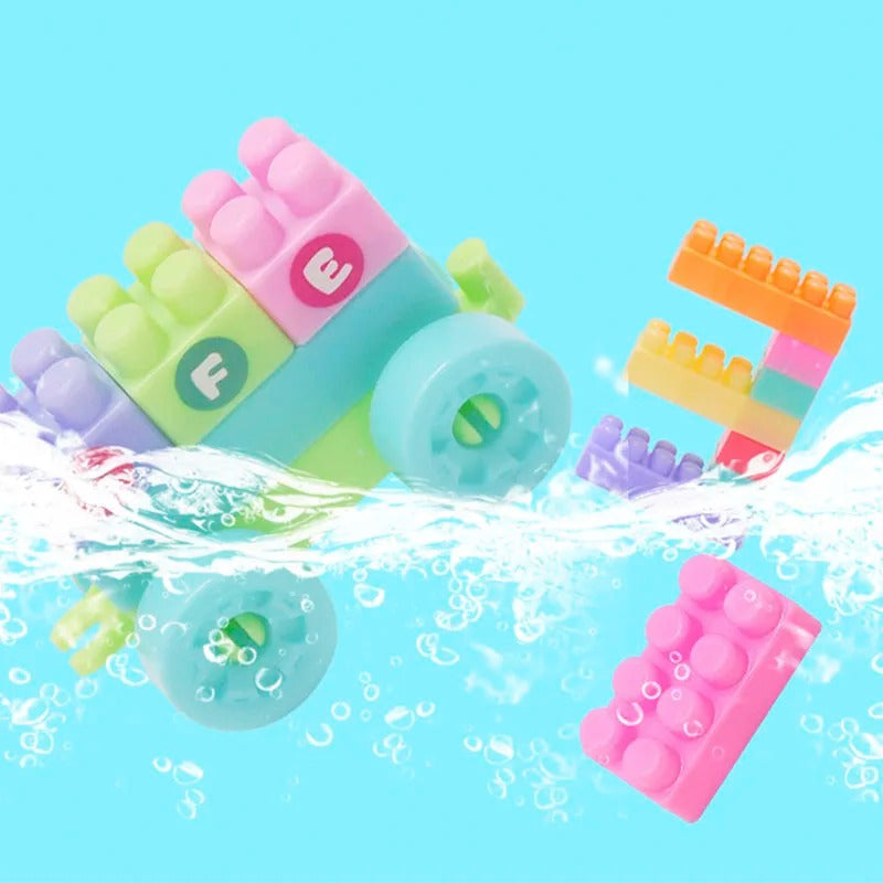 108PCS Plastic Building Blocks With Stickers Children Small Particle Assembly Toy Creative Educational Toys Gift For Kids Boys KidsTopia Baby Essentials
