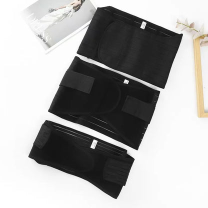 Postpartum Three-Piece Set Abdominal Binder, Breathable Waist Trimmer, Enhanced Abdomen Tightener, and  Belly Band Recovery Belt KidsTopia Baby Essentials