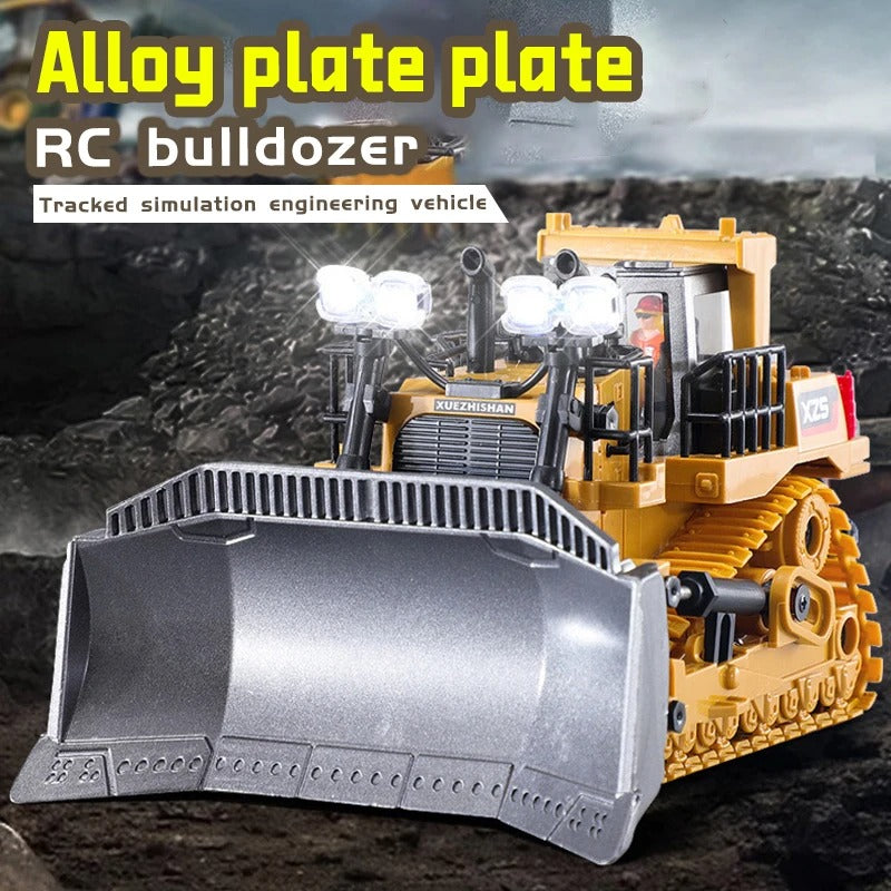Remote Control Excavator Dump Truck RC Model Car Toy Professional Alloy Plastic Simulation Construction Vehicle for Kid KidsTopia Baby Essentials